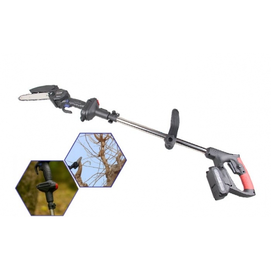 Akumulátorová pila 21V s teleskopickou tyčí 1m 