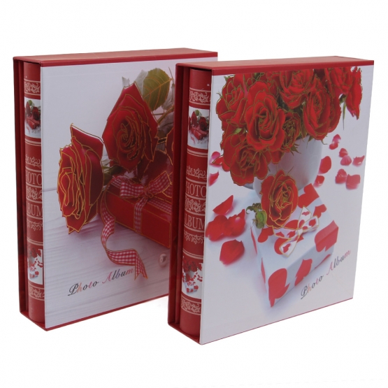 Fotoalbum červené růže na 200 fotografií