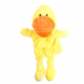 Plyšový maňásek s nohama na ruku kačenka