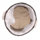 Koš na prádlo geometrický vzor černý