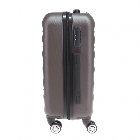 Sada 3 kufrů skořepinových LA2 hnědá