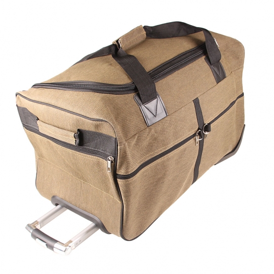 Cestovní taška na kolečkách khaki 62 l