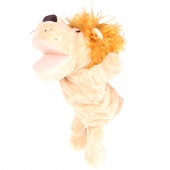 Plyšový maňásek s nohama na ruku lev var.1