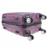 Sada 3 kufrů skořepinových LA3 vínová