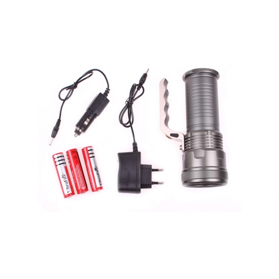 Profesionální svítilna se zoomem a s nabíječkou