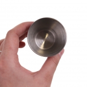 Sada cestovních nerezových panáků