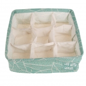 Skládací organizér do skříně zelený