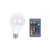 LED žárovka 2v1 White + RGB 