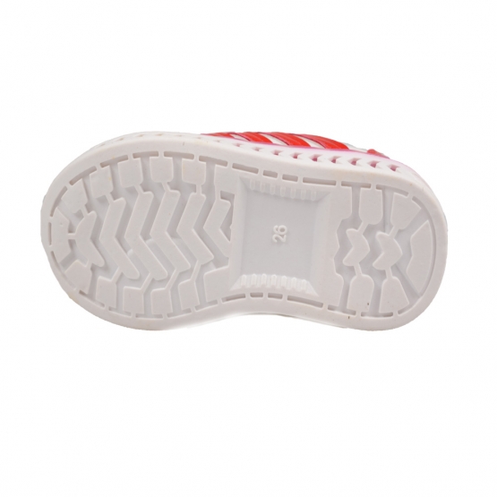 Dětské tenisky svítící bíločervené 