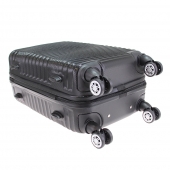 Sada 3 kufrů skořepinových LA1 černá