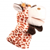 Plyšový maňásek na ruku žirafa
