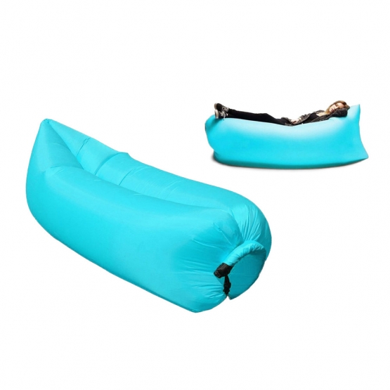 Nafukovací pytel Lazy Bag světle modrý