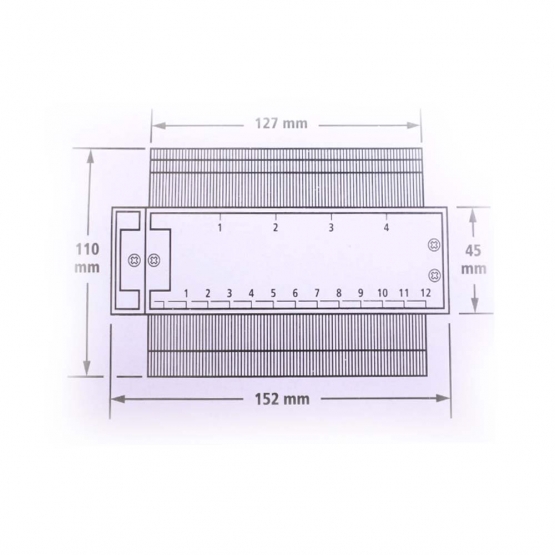 Kopírovací šablona na profily