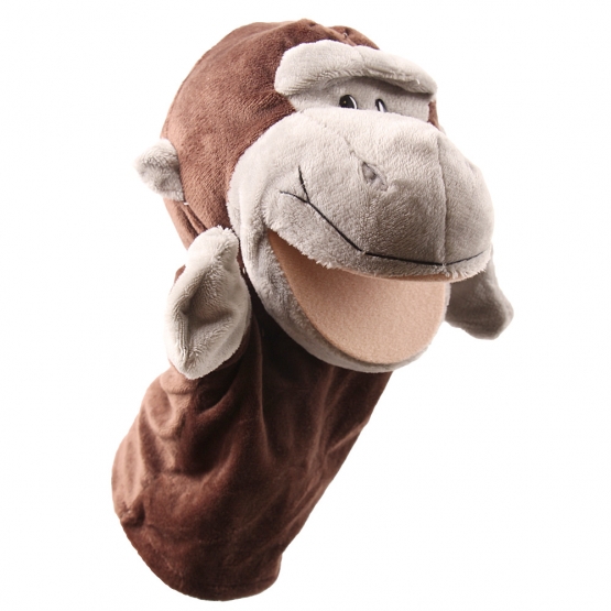 Plyšový maňásek na ruku gorila