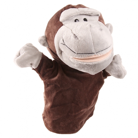 Plyšový maňásek na ruku gorila