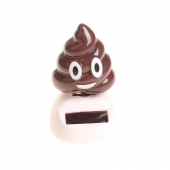 Solární tančící dekorace emoji poop