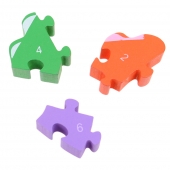 Vzdělávací dřevěné puzzle koník