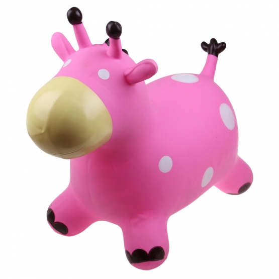 Hopsadlo pro děti – kravička růžová