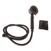 Sprchová hlavice černá s hadicí 1,5 m 