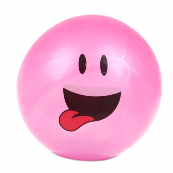 Gumový míč smajlík mix