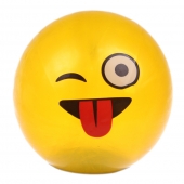 Gumový míč smajlík mix