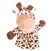 Plyšový maňásek na ruku žirafa var.1