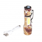 USB svítilna se zoomem maskáčová