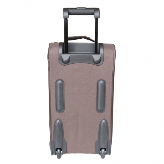 Cestovní taška na kolečkách MRZM tmavě hnědá střední