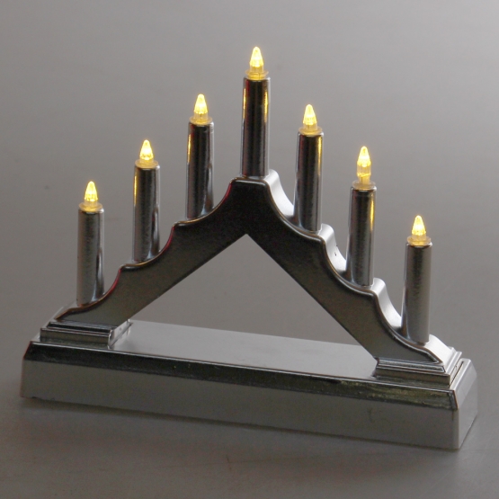 Vánoční svícen stříbrný