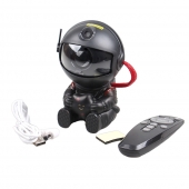 LED projektor noční obloha astronaut černý