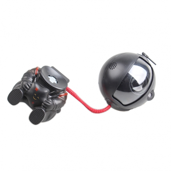 LED projektor noční obloha astronaut černý