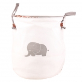 Koš na prádlo bílý slůně