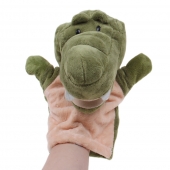 Plyšový maňásek na ruku krokodýl