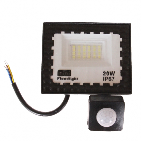 LED reflektor s pohybovým čidlem 20 W