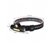 Výkonná LED čelovka