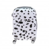 Sada 3 kufrů skořepinových LP8 (bílý s flíčky)