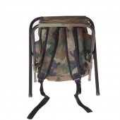 Turistické skládací křeslo s batohem