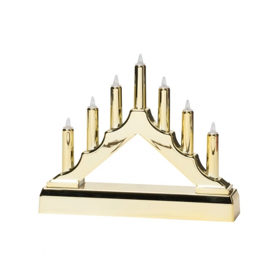 Vánoční svícen zlatý