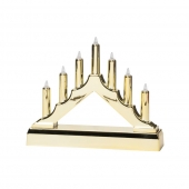 Vánoční svícen zlatý