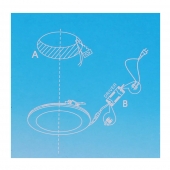 LED panel vestavný 18 W