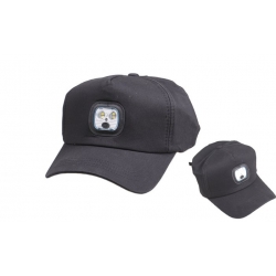 Kšiltovka s integrovaným LED světlem