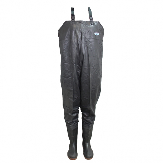 Brodící kalhoty prsačky černé 45