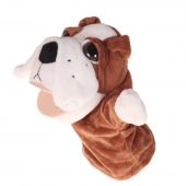 Plyšový maňásek na ruku pejsek var.1