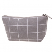 Kosmetická taška Handmade šedá kostka