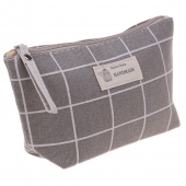 Kosmetická taška Handmade šedá kostka