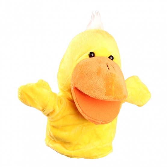 Plyšový maňásek na ruku kačenka