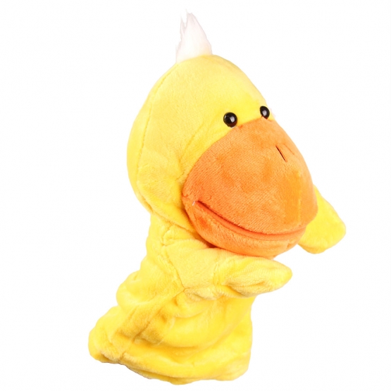 Plyšový maňásek na ruku kačenka