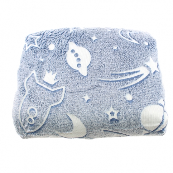 Svítící deka šedá