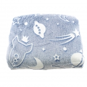 Svítící deka šedá