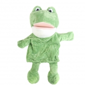 Plyšový maňásek s nohama na ruku žabička